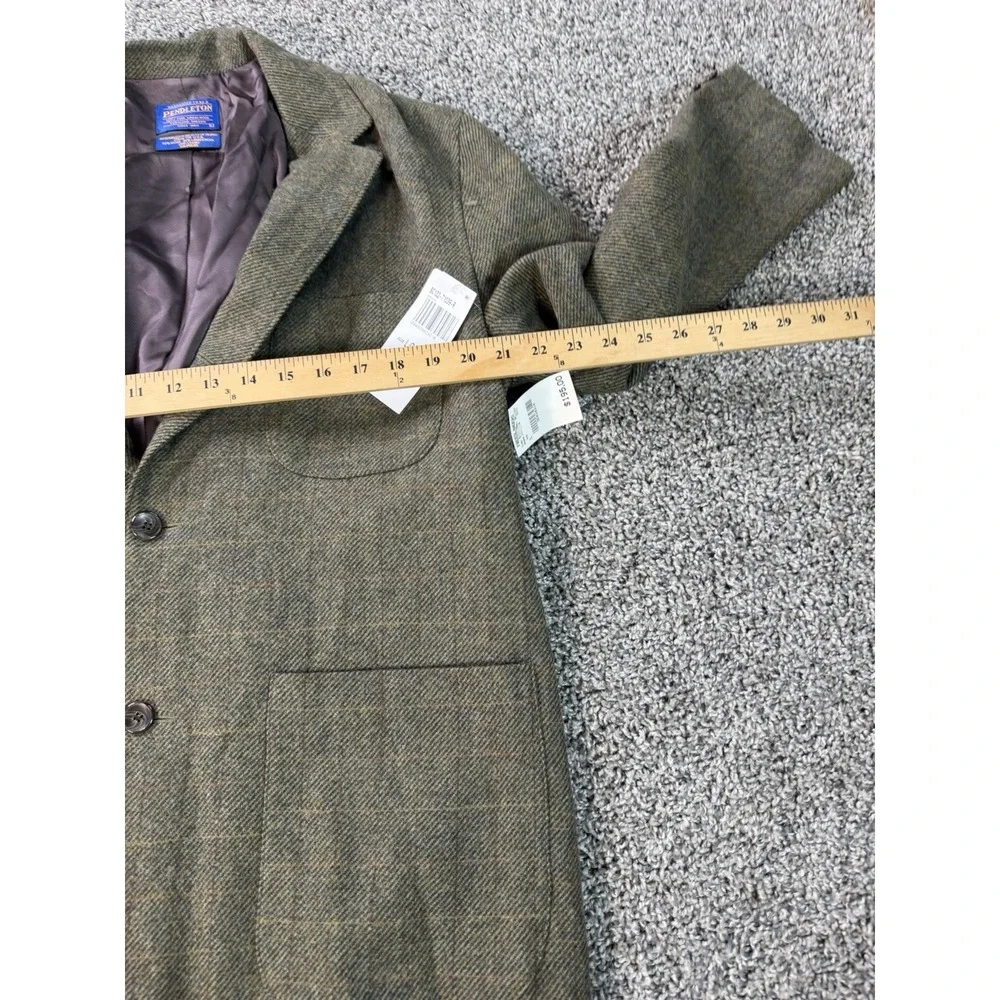 Vintage Pendleton Wool Blazer Men's Size Large Green NWT